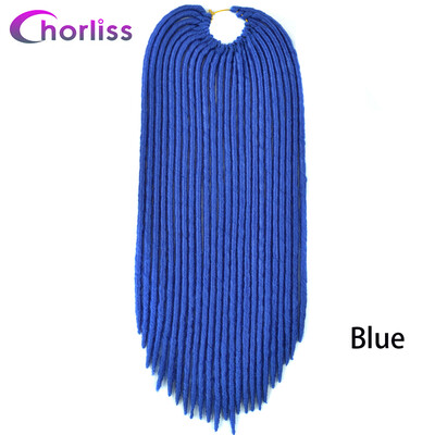 Chorliss 18inch Dreadlocks Synthetic Hair Extensions Crochet Braids Soft Locs Braiding Hair Pure Color 100g 24strandspack 1pc
Chorliss 18inch Dreadlocks Synthetic Hair Extensions Crochet Braids Soft Locs Braiding Hair Pure Color 100g 24strandspack 1pc