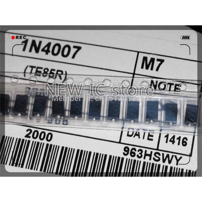 Free Shipping 1000pcslot 1N4007 IN4007 4007 Rectifier Diode M7 SMD Silicon Rectifier Diodes
Free Shipping 1000pcslot 1N4007 IN4007 4007 Rectifier Diode M7 SMD Silicon Rectifier Diodes