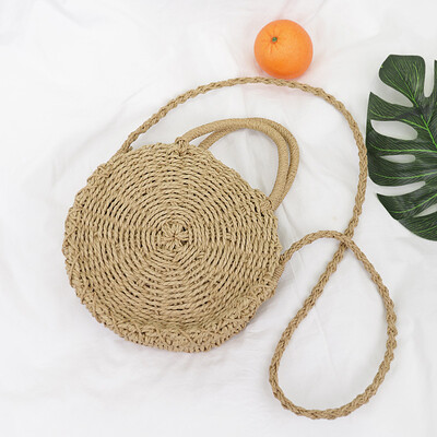 SGARR New Summer Women Straw Handbags High Quality Fashion Circular Bag Luxury Designer Handmade Ladies Beach Shoulder Bag
SGARR New Summer Women Straw Handbags High Quality Fashion Circular Bag Luxury Designer Handmade Ladies Beach Shoulder Bag