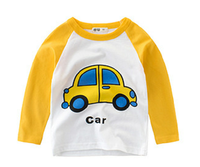2018 boys spring & autumn long-sleeves T-shirt children T-shirt cartoon printed bottom 
2018 boys spring & autumn long-sleeves T-shirt children T-shirt cartoon printed bottom