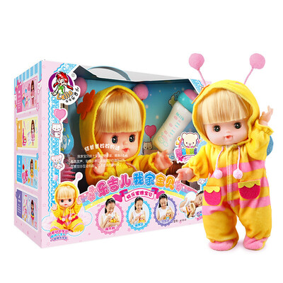 Le Jier simulation baby doll Milu doll early education toy girl play house doll honey baby A100-B
Le Jier simulation baby doll Milu doll early education toy girl play house doll honey baby A100-B