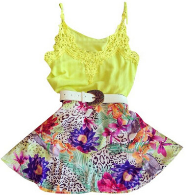 Lovaru ™summer style 2015 Fashion Sexy Yellow Lace Flower Print dress Party Dress sleeveless Casual dress
Lovaru ™summer style 2015 Fashion Sexy Yellow Lace Flower Print dress Party Dress sleeveless Casual dress