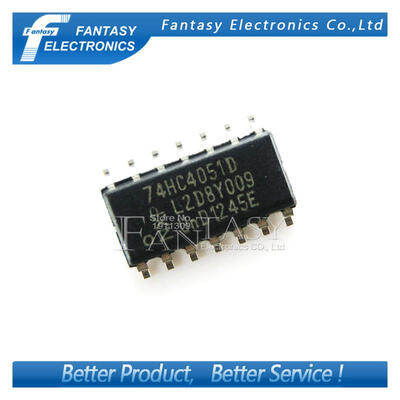10PCS 74HC4051D SOP14 74HC4051 SOP SN74HC4051DR SMD new and original IC free shipping