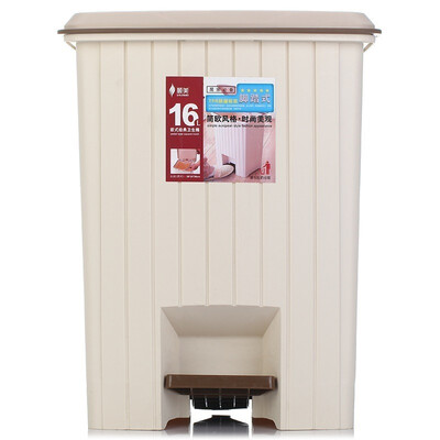 【Jingdong Supermarket】 Shun Mei 16L trash cans European style square foot flip health barrels SM-2608
【Jingdong Supermarket】 Shun Mei 16L trash cans European style square foot flip health barrels SM-2608