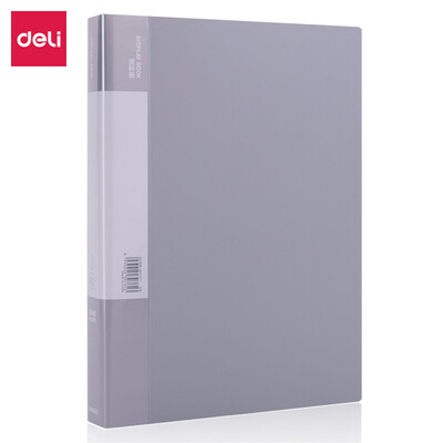 Deli deli 60 pages A4 matte information folder folder office file book light gray 5118
Deli deli 60 pages A4 matte information folder folder office file book light gray 5118