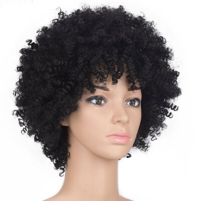 Натуральный черный синтетический парик волос Afro Kinky Curly Short Wigs Афро-американское жаропрочное волокно
Натуральный черный синтетический парик волос Afro Kinky Curly Short Wigs Афро-американское жаропрочное волокно