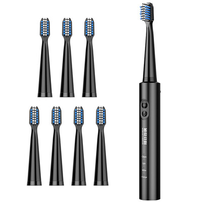 Magic toothbrush Q1 electric toothbrush send 8 brush head USB fast charging sound wave vibration intelligent zone reminder black
Magic toothbrush Q1 electric toothbrush send 8 brush head USB fast charging sound wave vibration intelligent zone reminder black