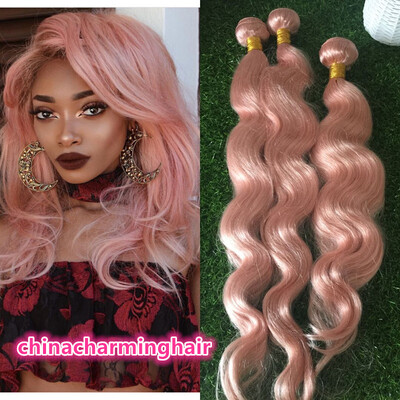Brazilian body wave Hair Weaves Double Wefts 100gpc Pink Color Human Remy Hair Extensions 3bundles
Brazilian body wave Hair Weaves Double Wefts 100gpc Pink Color Human Remy Hair Extensions 3bundles