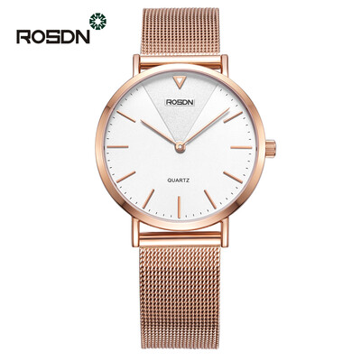 ROSDN Luxury Brand Mens Watch mesh strap women watches Stainless Steel Analog Quartz Watches Women Waterproof Couple wrist watch
ROSDN Luxury Brand Mens Watch mesh strap women watches Stainless Steel Analog Quartz Watches Women Waterproof Couple wrist watch