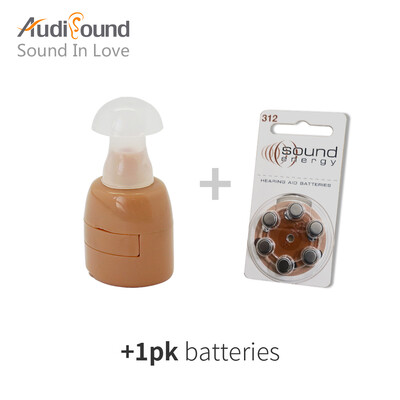 Audisound 2018 New Brand High Quality Hearing Aid Portable Mini Ear Hearing Amplifier with 6PCS1 CARD A312 Battery
Audisound 2018 New Brand High Quality Hearing Aid Portable Mini Ear Hearing Amplifier with 6PCS1 CARD A312 Battery