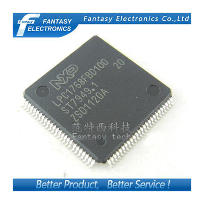 2PCS LPC1768FBD100 LQFP100 LPC1768FBD QFP LPC1768 32-bit ARM Cortex-M3 microcontroller new and original IC free shipping
2PCS LPC1768FBD100 LQFP100 LPC1768FBD QFP LPC1768 32-bit ARM Cortex-M3 microcontroller new and original IC free shipping