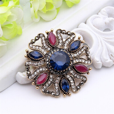 Vintage Women Flower Brooch Pin Turkish Round Corsage Jewelry Resin Antique Arabesque Broches Brooches Ladies Scarf Hijab Pins
Vintage Women Flower Brooch Pin Turkish Round Corsage Jewelry Resin Antique Arabesque Broches Brooches Ladies Scarf Hijab Pins