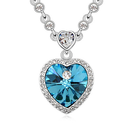 Heart Necklaces Pendants Crystal from Austrian Elements Vintage Fashion Jewelry Necklaces For Women 10800
Heart Necklaces Pendants Crystal from Austrian Elements Vintage Fashion Jewelry Necklaces For Women 10800
