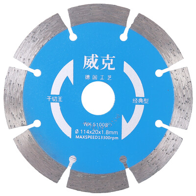 Wick Wico WK-51008 Diamond Circular Saw Blade Cutting Tile Condensed Granite Marble Material Marble Stone Power Tool Attachment 114 Dry Slice
Wick Wico WK-51008 Diamond Circular Saw Blade Cutting Tile Condensed Granite Marble Material Marble Stone Power Tool Attachment 114 Dry Slice