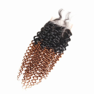 Racily Hair 1B30 Ombre Brazilian Curly Hair Lace Closure 1 Piece Color Dark Brown 4"x4" Free Part Human Hair Closure
Racily Hair 1B30 Ombre Brazilian Curly Hair Lace Closure 1 Piece Color Dark Brown 4"x4" Free Part Human Hair Closure