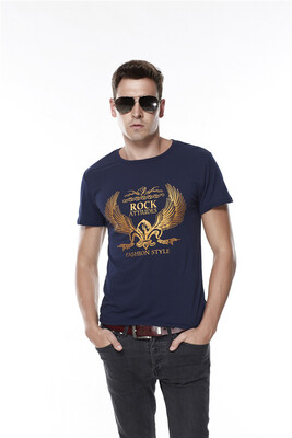 2018 Summer Mens Fashion Slim Neck Youth Stamping Print Large Size Short-Sleeve T-Shirt
2018 Summer Mens Fashion Slim Neck Youth Stamping Print Large Size Short-Sleeve T-Shirt
