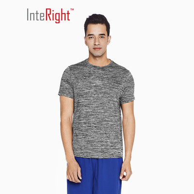 INTERIGHT summer T-shirt male running training sports short-sleeved cationic T-shirt gray 
INTERIGHT summer T-shirt male running training sports short-sleeved cationic T-shirt gray