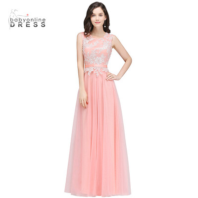 Babyonlinedress A Line Long Evening Dresses Tulle Appliques Sash Robe De Soiree 2018 Solde Zipper-Up Floor Length
Babyonlinedress A Line Long Evening Dresses Tulle Appliques Sash Robe De Soiree 2018 Solde Zipper-Up Floor Length