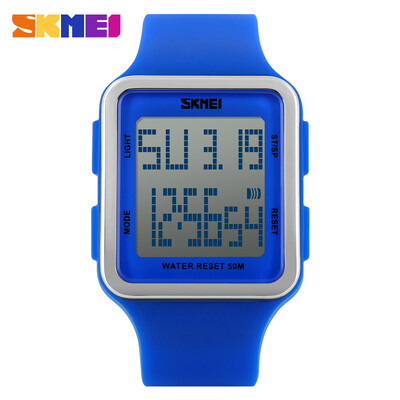 Women Men Sport Watch Candy Color Silicone Square LCD Digital Sport Watch 
Women Men Sport Watch Candy Color Silicone Square LCD Digital Sport Watch