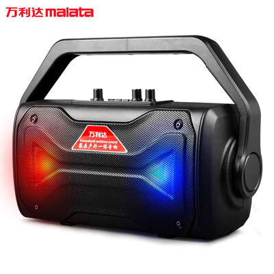 Malata audio Bluetooth speaker outdoor portable portable square dance audio player with microphone X05 black