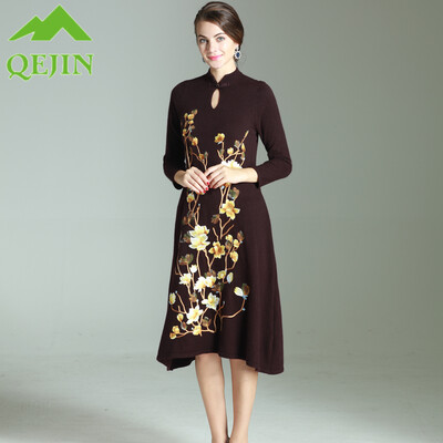 2017 winter mink cashmere dresses sweater womens long knitted mixed wool lady outwear Embroidery hand-painted thicken sweater car
2017 winter mink cashmere dresses sweater womens long knitted mixed wool lady outwear Embroidery hand-painted thicken sweater car
