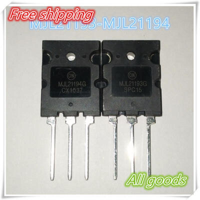 40pcs/lot Free Shipping 20pair/lot MJL21193 MJL21194 TO-3PL 16 Power AMPERE COMPLEMENTARY SILICON POWER brand new
40pcs/lot Free Shipping 20pair/lot MJL21193 MJL21194 TO-3PL 16 Power AMPERE COMPLEMENTARY SILICON POWER brand new