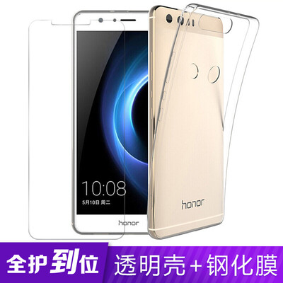STRYFER Huawei Glory 8 Mobile Shell Cover All-Purpose Transparent TPU Soft Shell Film Set - White 
STRYFER Huawei Glory 8 Mobile Shell Cover All-Purpose Transparent TPU Soft Shell Film Set - White