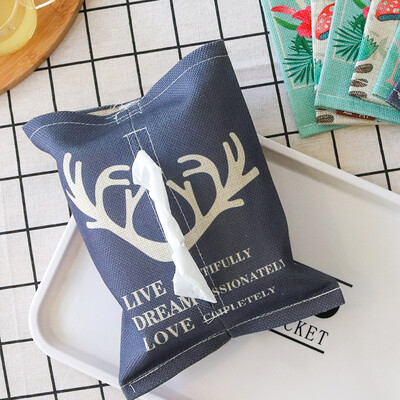 Yuan Yuan pumping paper bag creative fabric cotton linen towel set living room dining room fabric decoration car paper towel bag tissue box antlers
Yuan Yuan pumping paper bag creative fabric cotton linen towel set living room dining room fabric decoration car paper towel bag tissue box antlers