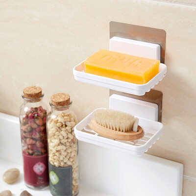 You Mu no trace free punching bathroom soap box plastic bathroom drain rack wall-mounted soap box
You Mu no trace free punching bathroom soap box plastic bathroom drain rack wall-mounted soap box