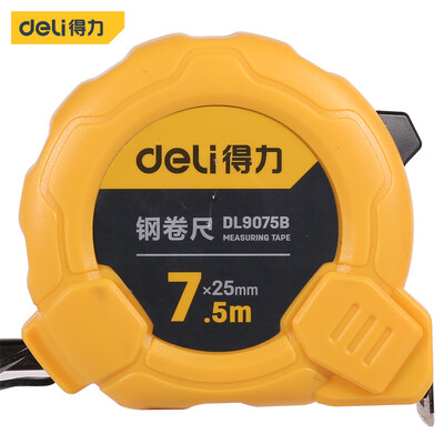 Deli deli 75 m steel tape measure box scale telescopic ruler meter metric 75m25mm DL9075B
Deli deli 75 m steel tape measure box scale telescopic ruler meter metric 75m25mm DL9075B
