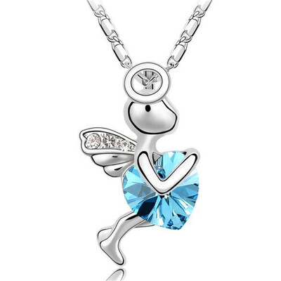 Heart Crystal from Austrian Angel Pendant Necklace For Women High Quality Fashion Jewelry Friendship Party Gift 2211
Heart Crystal from Austrian Angel Pendant Necklace For Women High Quality Fashion Jewelry Friendship Party Gift 2211