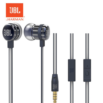 JBL T190A Stereo In-Ear Headphones Headset Computer Gaming Headphones With Michael Call Apple Andrews Universal Blue