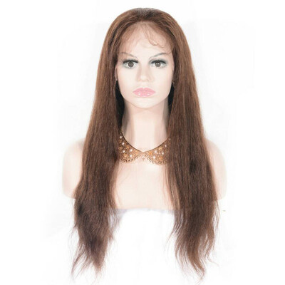 Full Lace Wigs Brazilian Human Hair Natural Color Straight Hair Wigs For Black Women
Full Lace Wigs Brazilian Human Hair Natural Color Straight Hair Wigs For Black Women