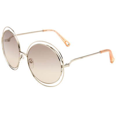 CHLOE female models sunglasses light gold frame light gray gradient lens glasses sunglasses CE114SD 724 62mm
CHLOE female models sunglasses light gold frame light gray gradient lens glasses sunglasses CE114SD 724 62mm