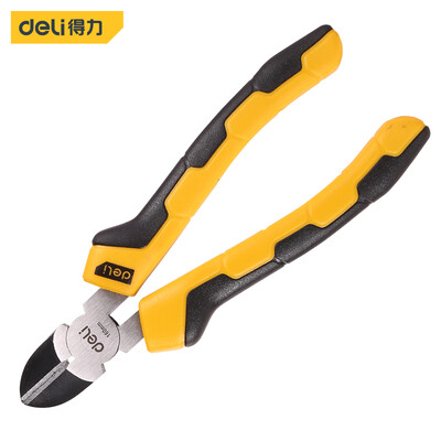 Deli deli non-slip plastic handle diagonal pliers 55 high carbon steel oblique pliers wire cutters 6 inches DL0201
Deli deli non-slip plastic handle diagonal pliers 55 high carbon steel oblique pliers wire cutters 6 inches DL0201