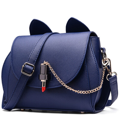 POLO Womens Shoulder Bag Simple Fashion Womens Bag Cute Funny Cross Kit Kit ZY340P271J Black