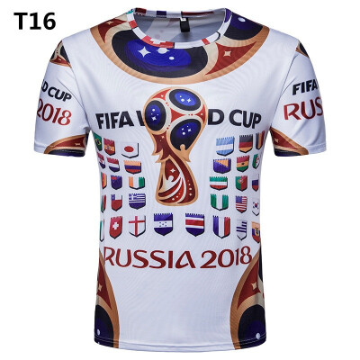 Summer New Mens T-Shirt WorldCup Printed Football T-shirt Casual Commemorative T-shirt Sports Running Fitness Exercise
Summer New Mens T-Shirt WorldCup Printed Football T-shirt Casual Commemorative T-shirt Sports Running Fitness Exercise