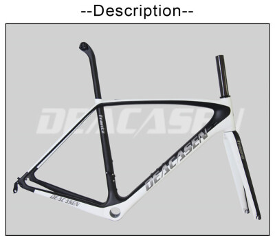 2018 Deacasen T1000 Carbon Road Frame Cycling Bicycle Racing Frameset Frame ForkSeatpostHeadsetClamp Di2 Bsa68Bb30Pf30
2018 Deacasen T1000 Carbon Road Frame Cycling Bicycle Racing Frameset Frame ForkSeatpostHeadsetClamp Di2 Bsa68Bb30Pf30