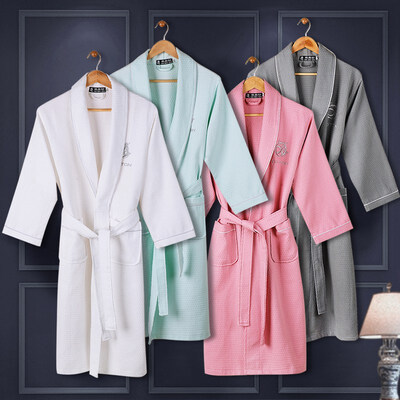 Waffle Bathrobe Women Cotton Terry Womens Robe Nightgown Ladies Sleepwear Long Soft Home Hotel Spring Summer
Waffle Bathrobe Women Cotton Terry Womens Robe Nightgown Ladies Sleepwear Long Soft Home Hotel Spring Summer