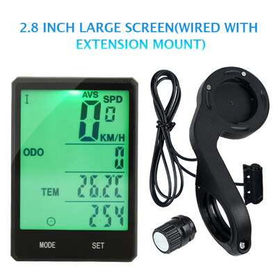 INBIKE 28 Large Screen Bicycle Computer Wireless Bike Computer Rainproof Speedometer Odometer Cycling Measurable Stopwatch
INBIKE 28 Large Screen Bicycle Computer Wireless Bike Computer Rainproof Speedometer Odometer Cycling Measurable Stopwatch