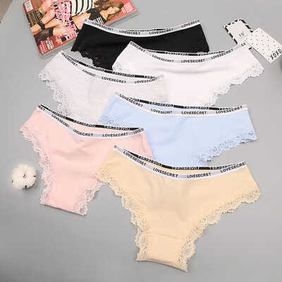 Langsha womens underwear womens lace sexy cotton shorts thin breathable waist briefs 4 black white light gray light powder 170XL
Langsha womens underwear womens lace sexy cotton shorts thin breathable waist briefs 4 black white light gray light powder 170XL