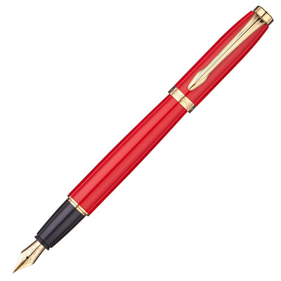 Hero HERO 988 Red Liya gold clip elegant gold pen ink pen F tip slow language series
Hero HERO 988 Red Liya gold clip elegant gold pen ink pen F tip slow language series