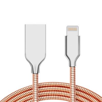 MFI All Stainless Steel Case USB Cable For iPhone 5s 6s 6 7 Plus Mobile Data Sync Charger for ios 9 10
MFI All Stainless Steel Case USB Cable For iPhone 5s 6s 6 7 Plus Mobile Data Sync Charger for ios 9 10