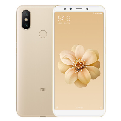 CN VERSION Original Xiaomi Mi 6X Gold 464GB Mobile Phone Snapdragon 660 Octa Core 3010mAh 599" Full Screen Display Dua
CN VERSION Original Xiaomi Mi 6X Gold 464GB Mobile Phone Snapdragon 660 Octa Core 3010mAh 599" Full Screen Display Dua