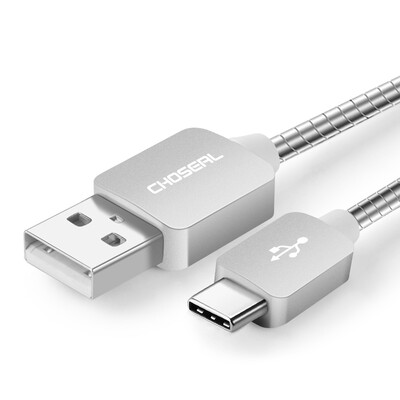 Akihabara CHOSEAL Type-C fast charge data cable charger cable USB anti-wrap metal hose line silver 025 m DH606B
Akihabara CHOSEAL Type-C fast charge data cable charger cable USB anti-wrap metal hose line silver 025 m DH606B