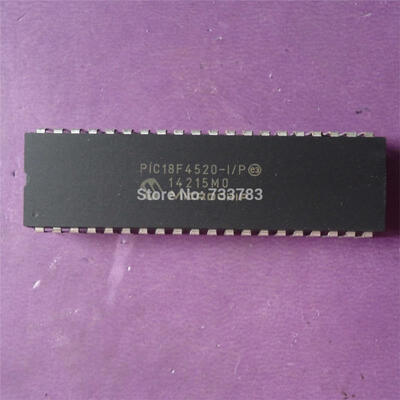 5pcslot PIC18F4520-IP PIC18F4520 DIP40 Enhanced Flash Microcontrollers with 10-Bit AD&nanoWatt Technology
5pcslot PIC18F4520-IP PIC18F4520 DIP40 Enhanced Flash Microcontrollers with 10-Bit AD&nanoWatt Technology