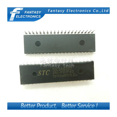2PCS STC12C5A60S2-35I-PDIP40 DIP40 STC12C5A60S2-35I DIP STC12C5A60S2 MCU new and original Free shipping