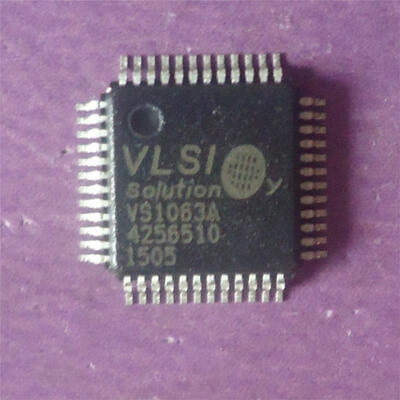 2pcs/lot VS1063A-L VS1063A Multi-function encoder MP3; Ogg Vorbis; PCM; IMA ADPCM;G.711;G.722 ADPCM
2pcs/lot VS1063A-L VS1063A Multi-function encoder MP3; Ogg Vorbis; PCM; IMA ADPCM;G.711;G.722 ADPCM