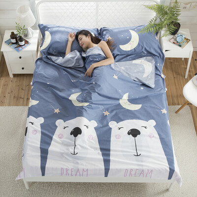 El Monte ALPINT MOUNTAIN dirty sleeping bag cotton portable travel tourist hotel anti-dirty sheets adult indoor bear blue 200230cm
El Monte ALPINT MOUNTAIN dirty sleeping bag cotton portable travel tourist hotel anti-dirty sheets adult indoor bear blue 200230cm