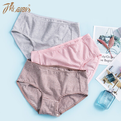 Top melon melon underwear female striped mid-waist ladies briefs fresh stretch thin pants t32070 3 strips 165
Top melon melon underwear female striped mid-waist ladies briefs fresh stretch thin pants t32070 3 strips 165